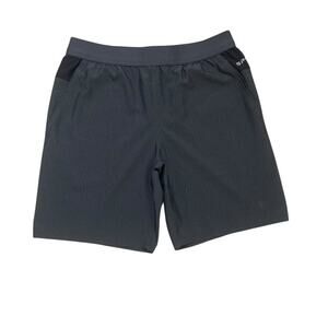 Spyder Active ProWB Shorts Men's Size L Gray Logo Elastic Waist Pockets